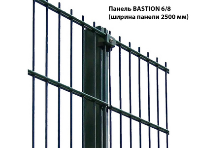 Панель BASTION 6/8 ширина панели 2500 мм, ячейка 200х55 мм