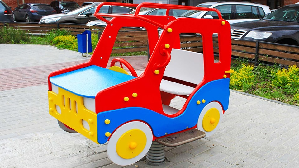 Доставка и установка машинок для детских площадок в Ульяновске